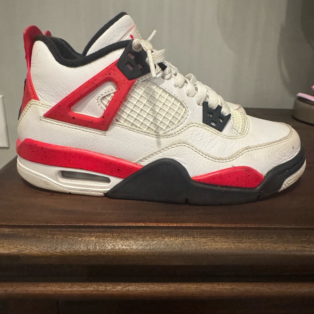 Nike Kids Red and White Sneakers